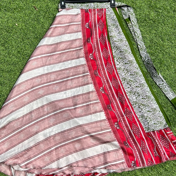 Reversible Flowy Gypsy Maxi Skirt, OS - Picture 7 of 12
